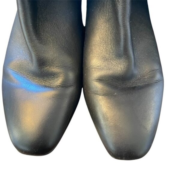 Louise Et Cie Andora OTK Boots Black Leather Stretch Louise et Cie 7M - Picture 7 of 14